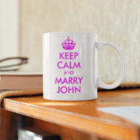 Mantener la calma y casarse con John Mug