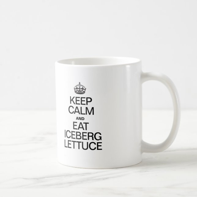 TAZA DE CAFÉ MANTENER LA CALMA Y COMER LETTURAS DE ICEBERG (Derecha)