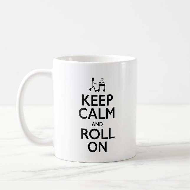 Taza De Café Mantener la calma y continuar - Mug (Izquierda)