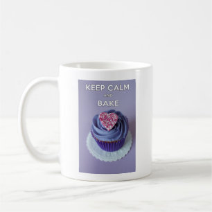 Taza De Café Mantener la calma y hacer pasteles
