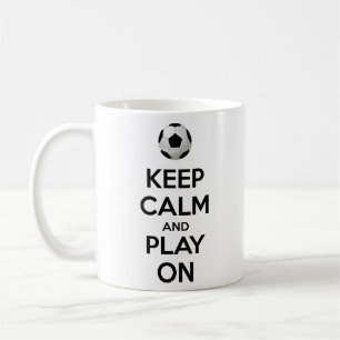 Taza De Café Mantener la calma y jugar