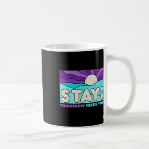 Taza De Café Mantener la conciencia sobre la prevención del sui