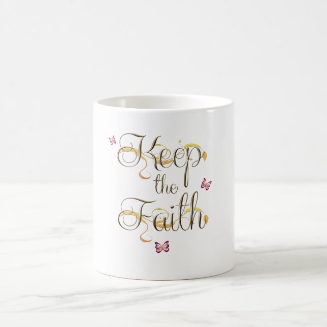 Taza De Café Mantener la fe 1 (Centro)
