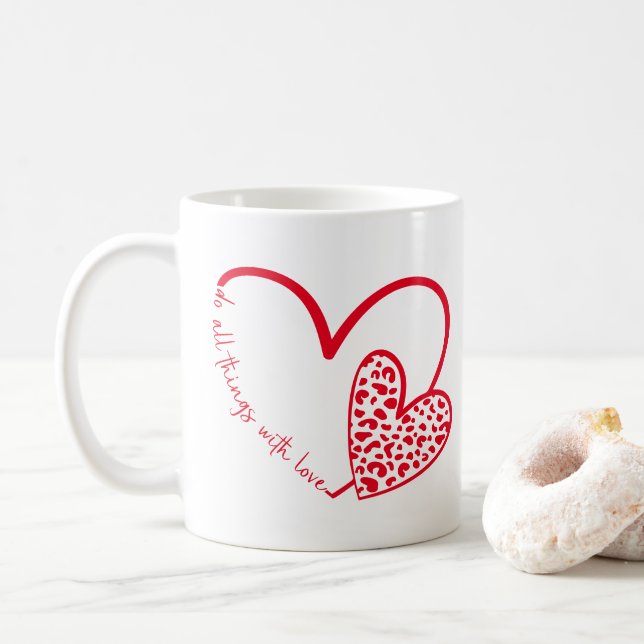 Taza De Café Mantener o diseñar su propio - Mug (Con donut)