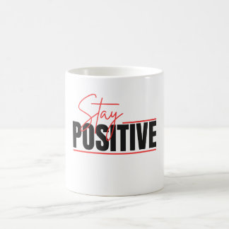 Taza De Café Mantener positivo