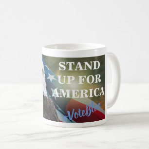 Taza De Café MANTENERSE A FAVOR DE ESTADOS UNIDOS #VoteBlue