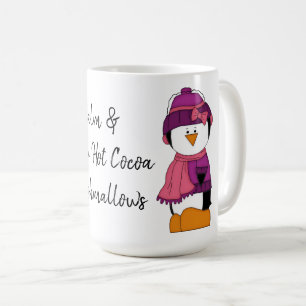 Taza De Café Mantenga la calma y beba su cacao caliente - Pingü