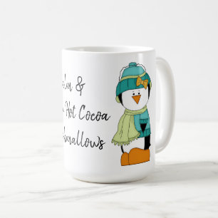 Taza De Café Mantenga la calma y beba su cacao caliente - Pingü