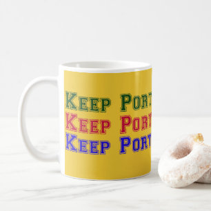 Taza De Café Mantenga Portland extraña