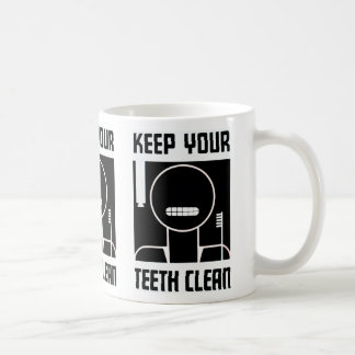 Taza De Café Mantenga sus dientes limpios