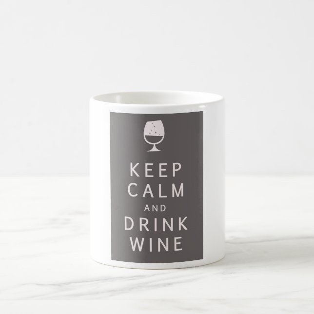 Taza De Café Mantenga vino tranquilo y de la bebida (Centro)