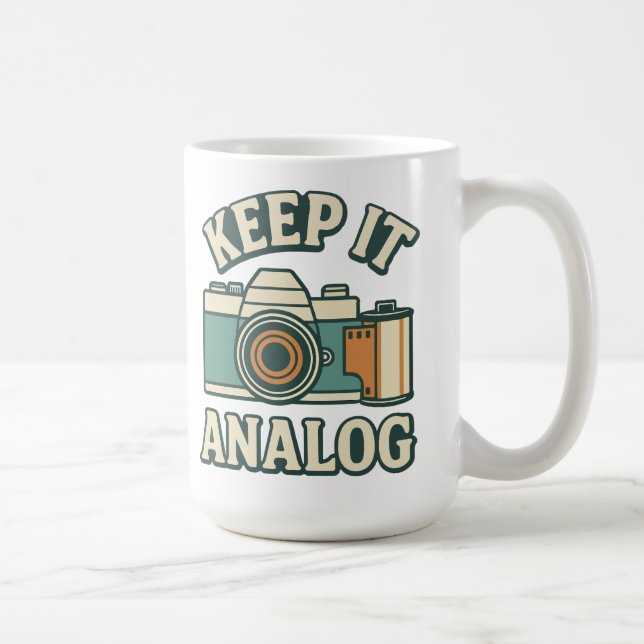 Taza De Café Manténgalo análogo (Derecha)