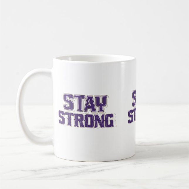 Taza De Café Mantengan una fuerte y audaz resistencia (Izquierda)