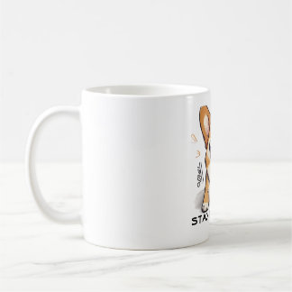 Taza De Café Manténganse Dispuestos, Sean Positivos, Perro Cuto