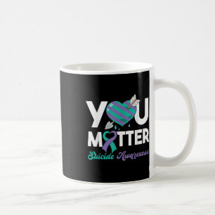 Taza De Café Manténganse morados, conciencia del suicidio en el