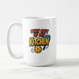 Taza De Café Manténgase fuera de mi cocina Premium