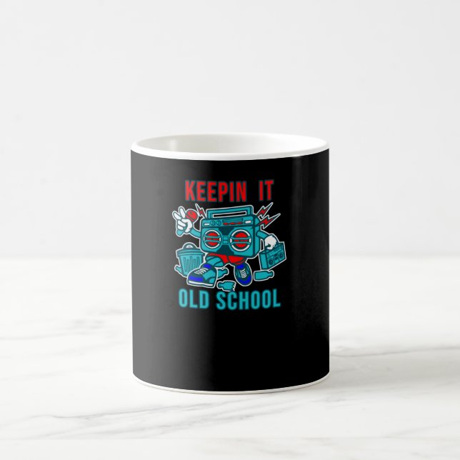 Taza De Café Manteniéndolo Old School (Centro)