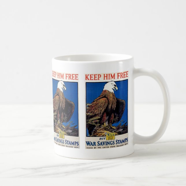 Taza De Café Mantenlo libre (Derecha)
