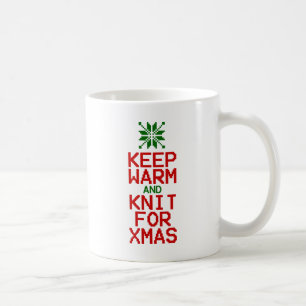 Taza De Café Mantente cálido y amable con los navideños