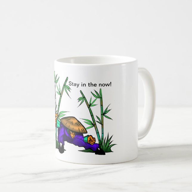 Taza De Café ¡Mantente en el presente! (Anverso derecho)