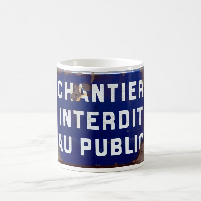 Taza De Café ¡Mantente Fuera! (Centro)