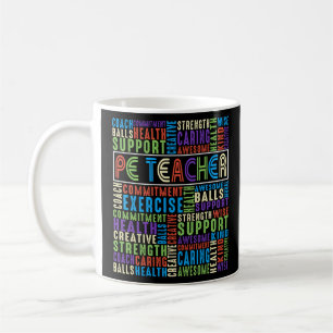 Taza De Café Mantente motivado: Inspiración del profesor de edu