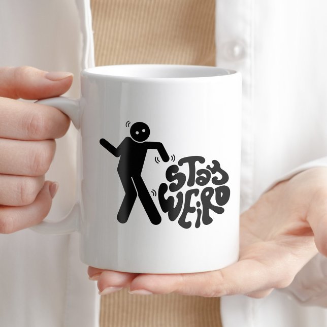 Taza De Café Mantente raro, gracioso, sarcástico regalo de café (Subido por el creador)