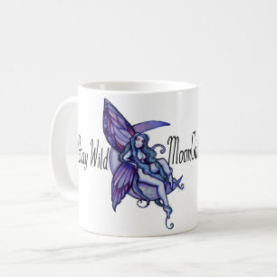 Taza De Café Mantente salvaje MoonChild Moon Child Fairy Purple