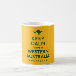 Taza De Café Mantente tranquilo, estás en Australia Occidental