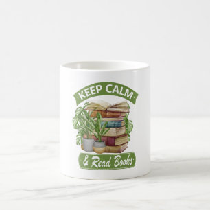 Taza De Café Mantente tranquilo y lee un libro