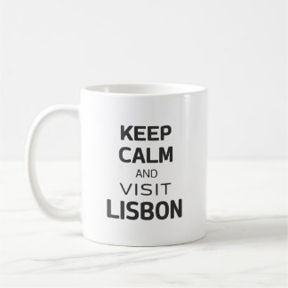 Taza De Café Mantente tranquilo y visita Lisboa