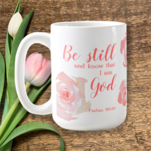 Taza De Café Mantente Y Conoce La Color De Agua Pintada A Mano