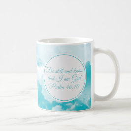 Taza De Café Mantente y sé que soy Dios Verso de la Biblia