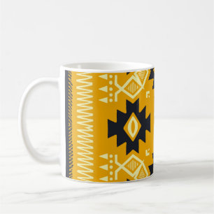 Taza De Café Mantequilla cuadrada, batik floral paisley.