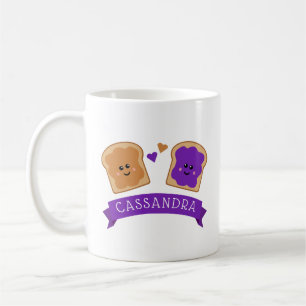 Taza De Café Mantequilla de cacahuete y gelatina