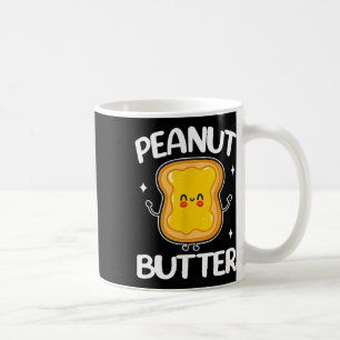 Taza De Café Mantequilla De cacahuete Y Pareja De Jelly Coincid
