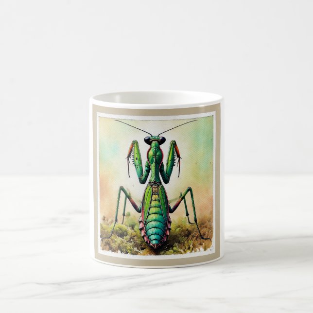 Taza De Café Mantis 290924IREF245 - Watercolor (Centro)