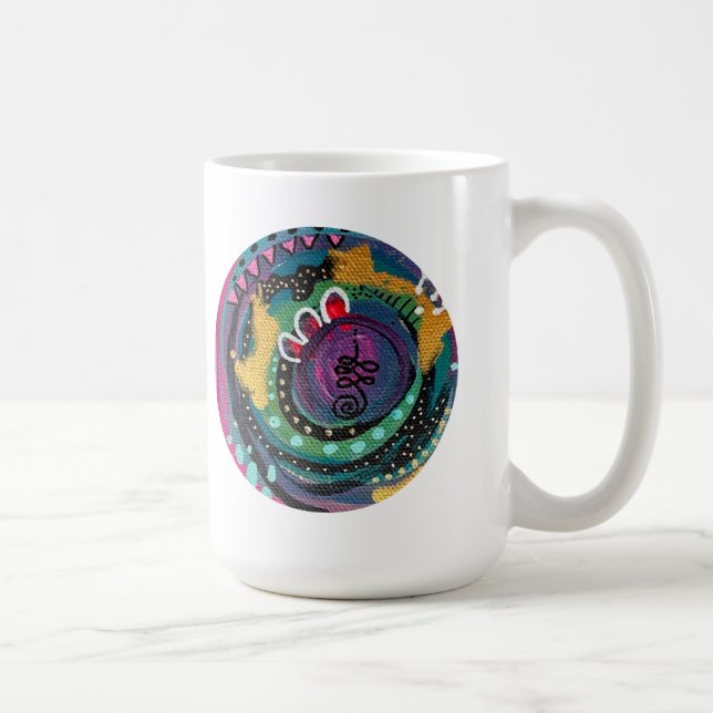 Taza De Café Mantra Mug con libertad de portal (Derecha)