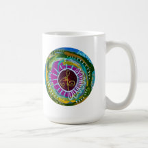Mantra Mug con portal de plegarias - elevado