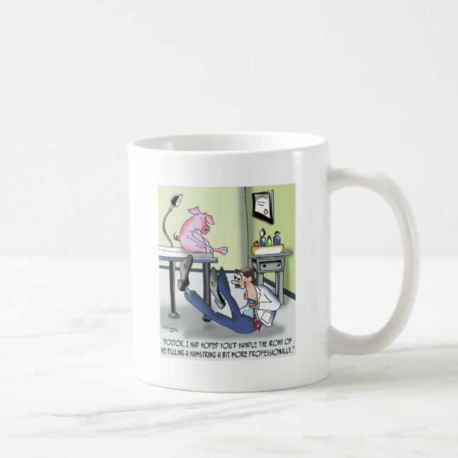 Taza De Café Manuales Médicas Pubilcaron Hamstring de manera po (Derecha)