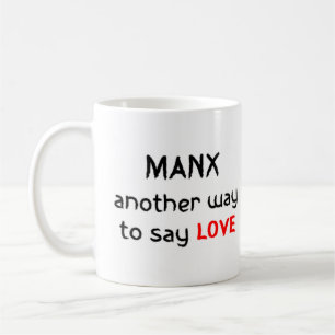 Taza De Café manx love coffee mug