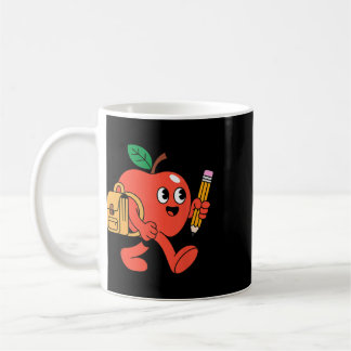 Taza De Café Manzana Bonita Volviendo al Colegio