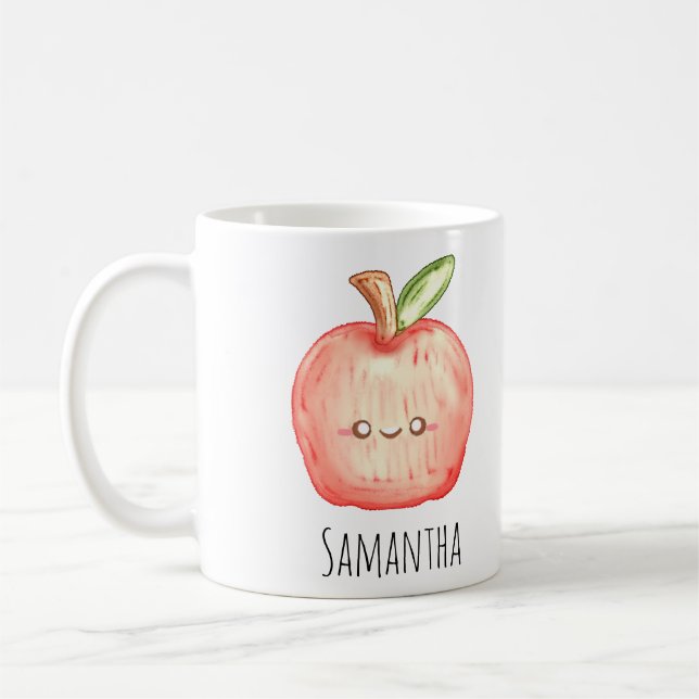 Taza De Café Manzana de frutas acuáticas (Izquierda)