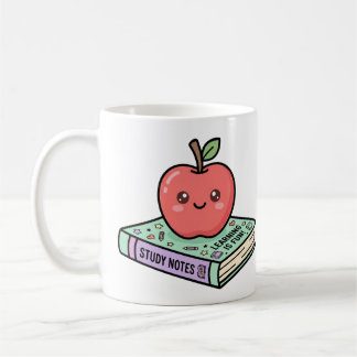 Taza De Café Manzana Kawaii en Gif de Agradecimiento a Profesor