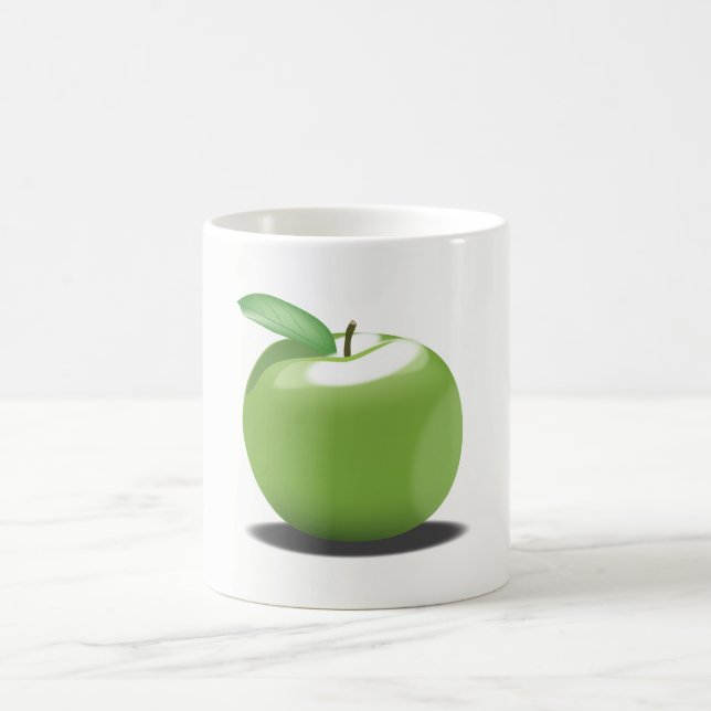Taza De Café Manzana Verde (Centro)