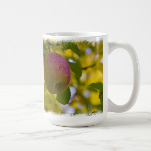 Taza De Café Manzanas 2 en blanco (Derecha)