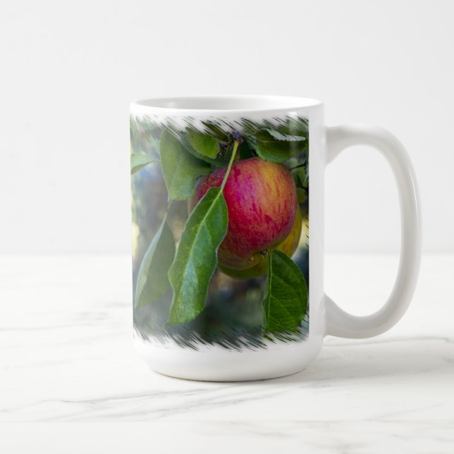 Taza De Café Manzanas 3 en blanco (Derecha)