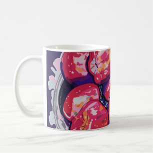 Taza De Café Manzanas Abstractas