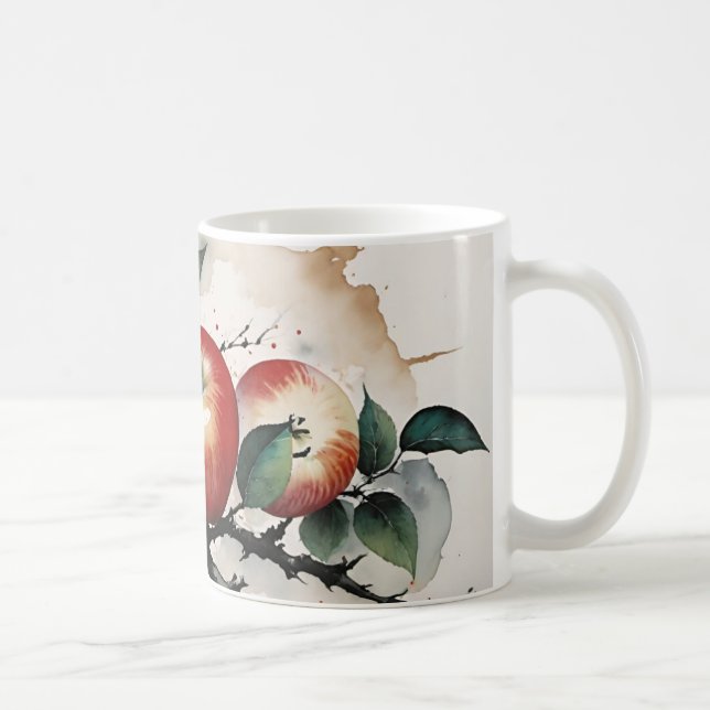 Taza De Café Manzanas para el Día (Derecha)