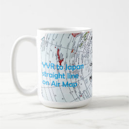Taza De Café Mapa Aéreo